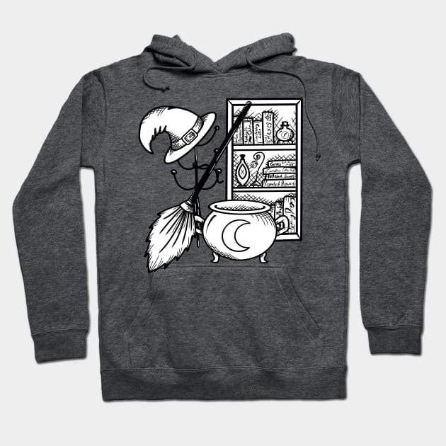 Witches study Hoodie by LeighsDesigns